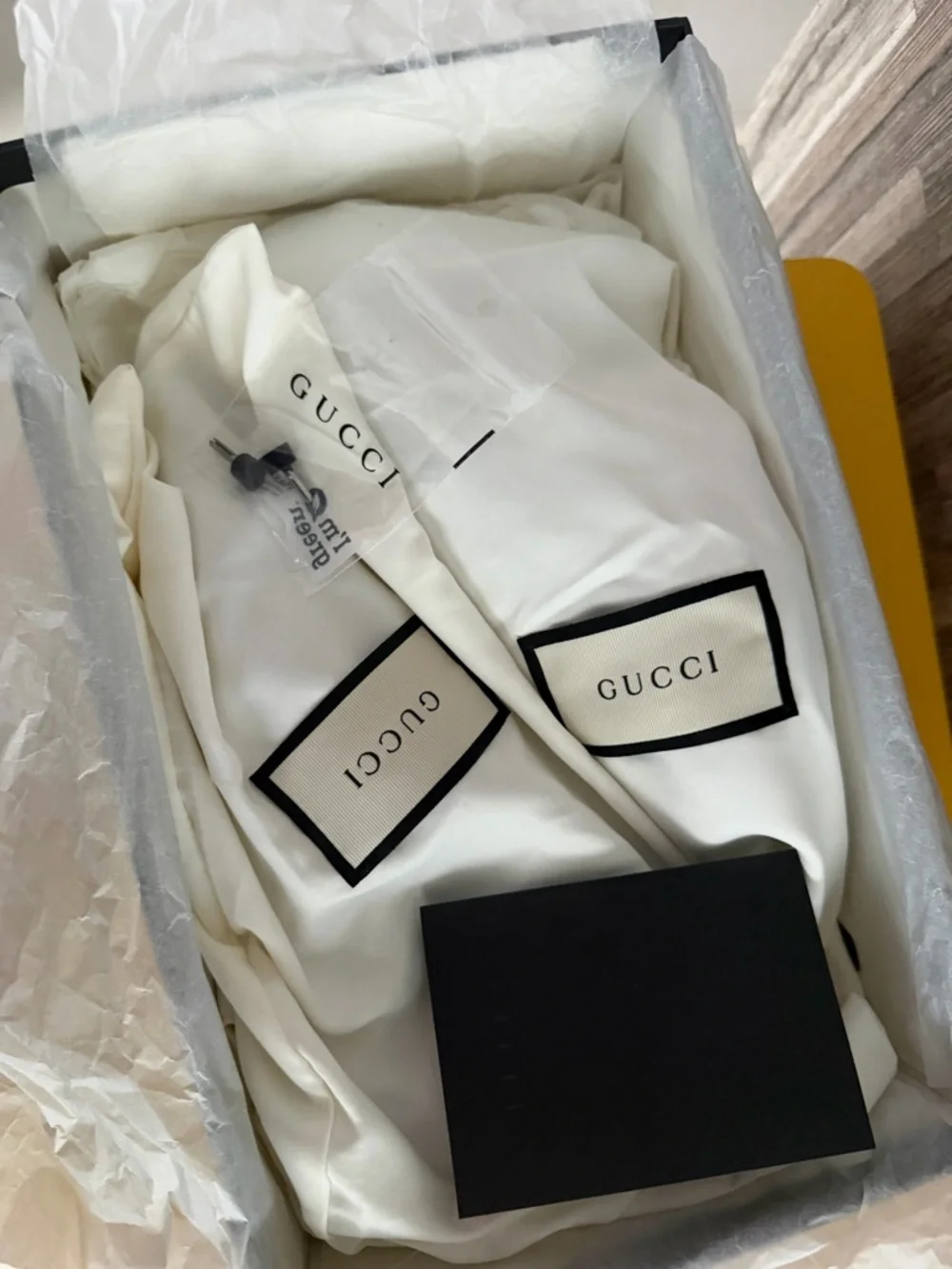 Gucci Black Leather Pointed Toe Pumps with Gold GG Hardware - Picture 12 of 13